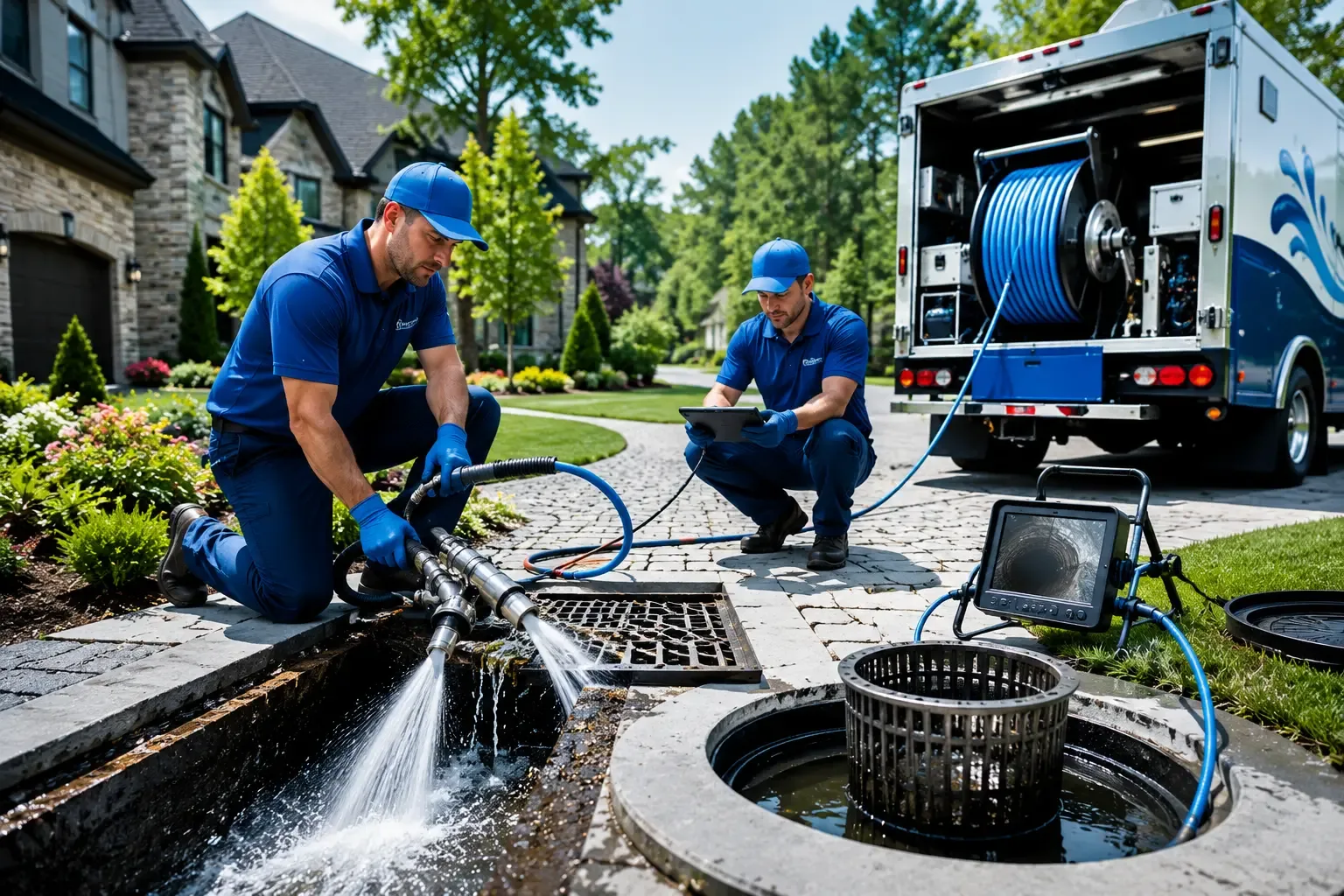 Local outdoor drain cleaning professionals in Shadyside, OH